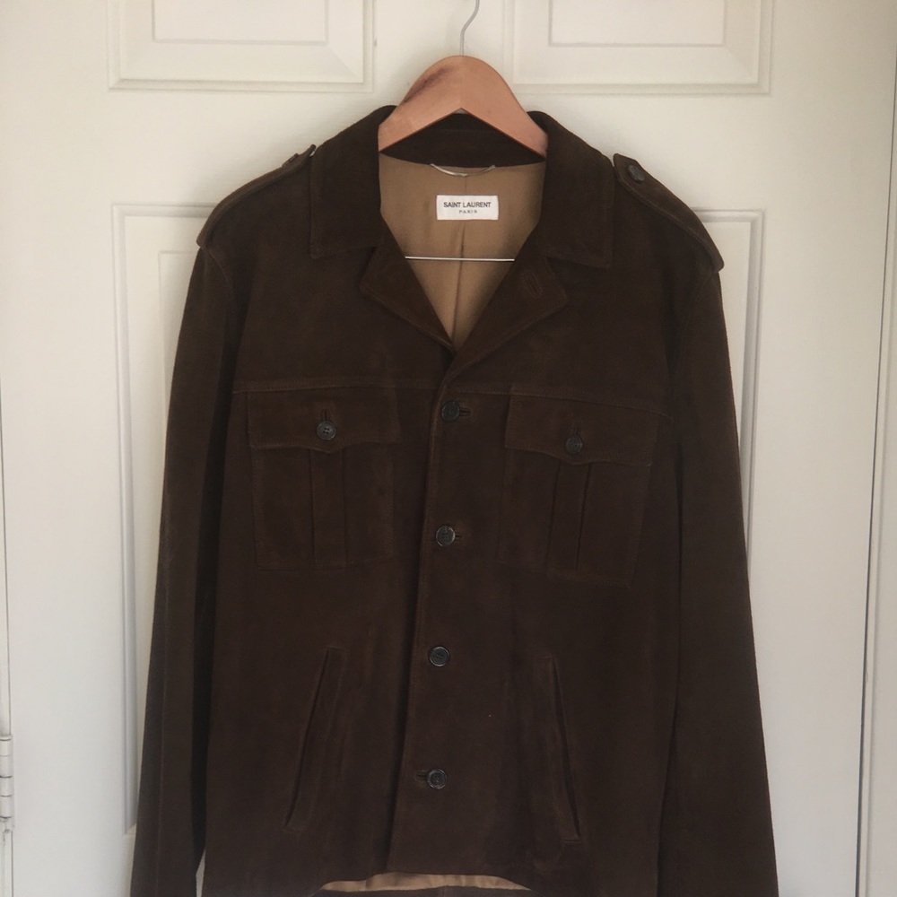 Saint Laurent Suede Leather Western Jacket